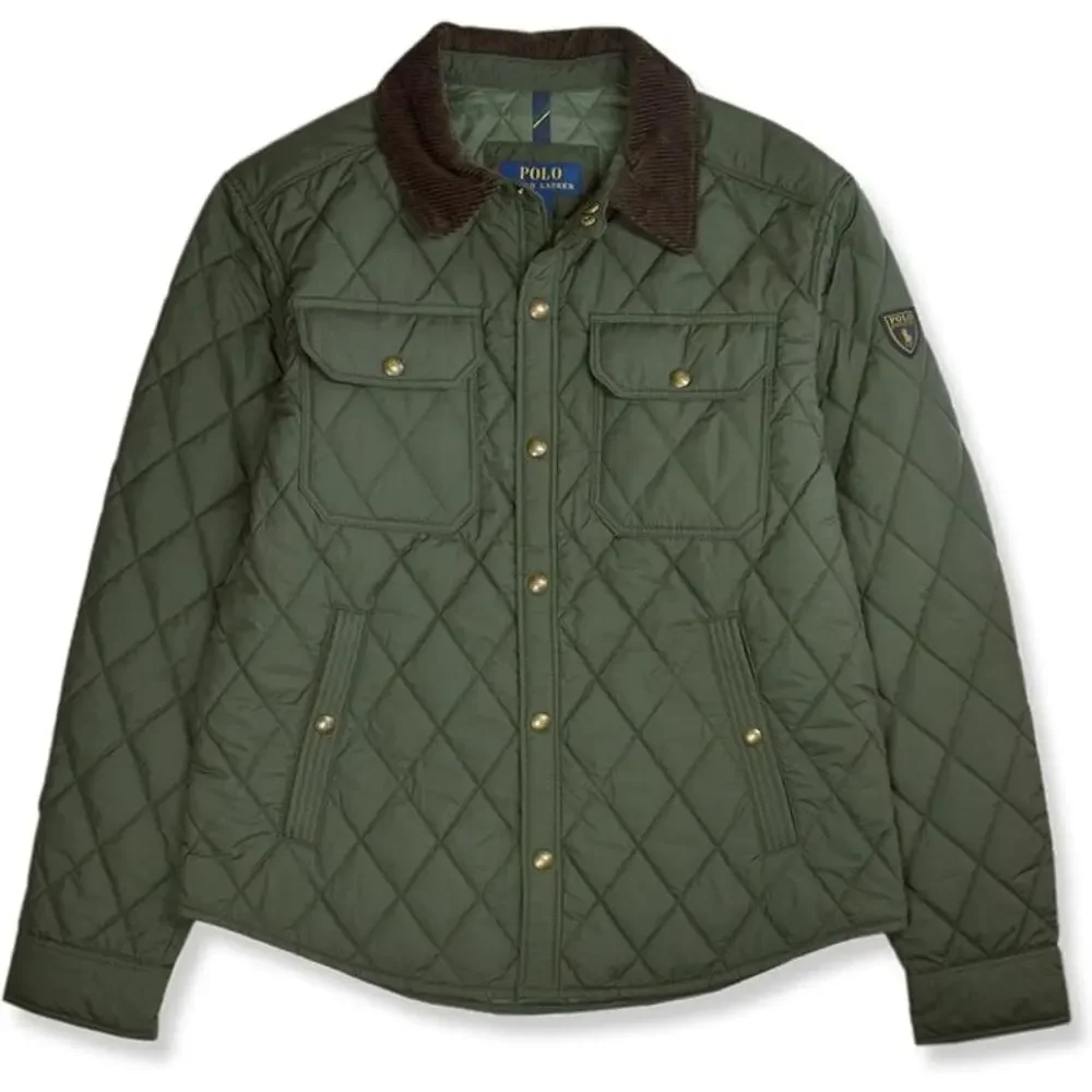 NWT! Polo Ralph Lauren Mens‎ Diamond Quilted Snap Button Field Barn Jacket XL